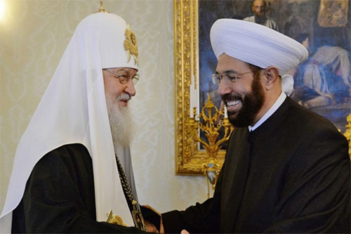 El Gran Mufti de Siria se encuentra en Moscú con el Patriarca de toda Rusia